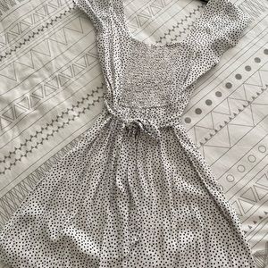 Abercrombie & Fitch black and white polka dots dress!